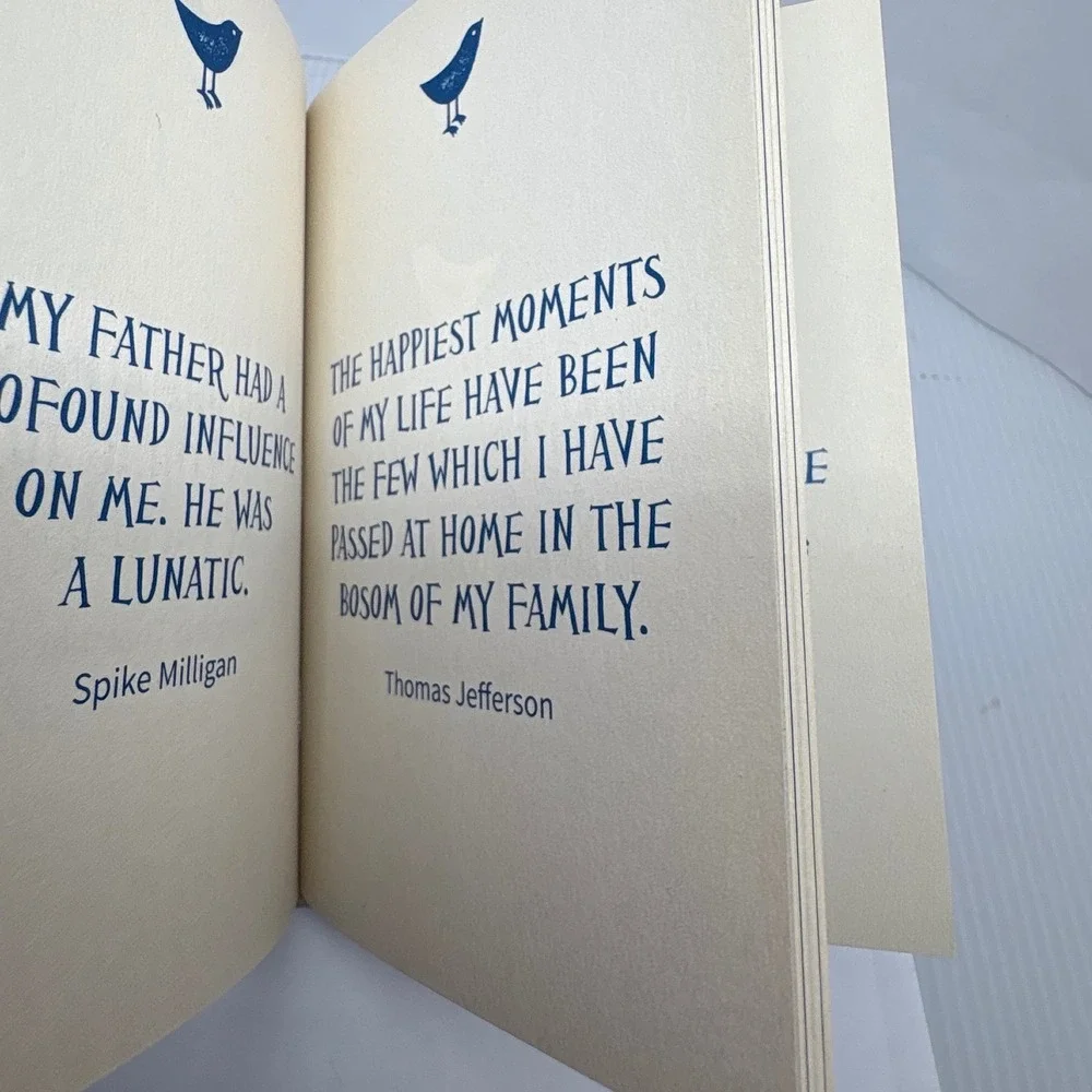 For The Best Dad‎ In The World Book Gift Blue White Quotations Father's Day